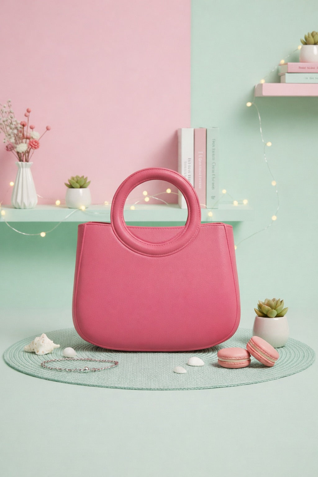 Kitty Pink Charm Tote Bag