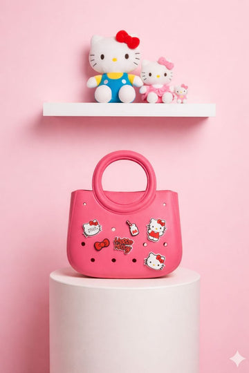Kitty Pink Charm Tote Bag